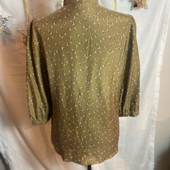 Lands End Canvas Silk Blouse - Picture 9 of 11